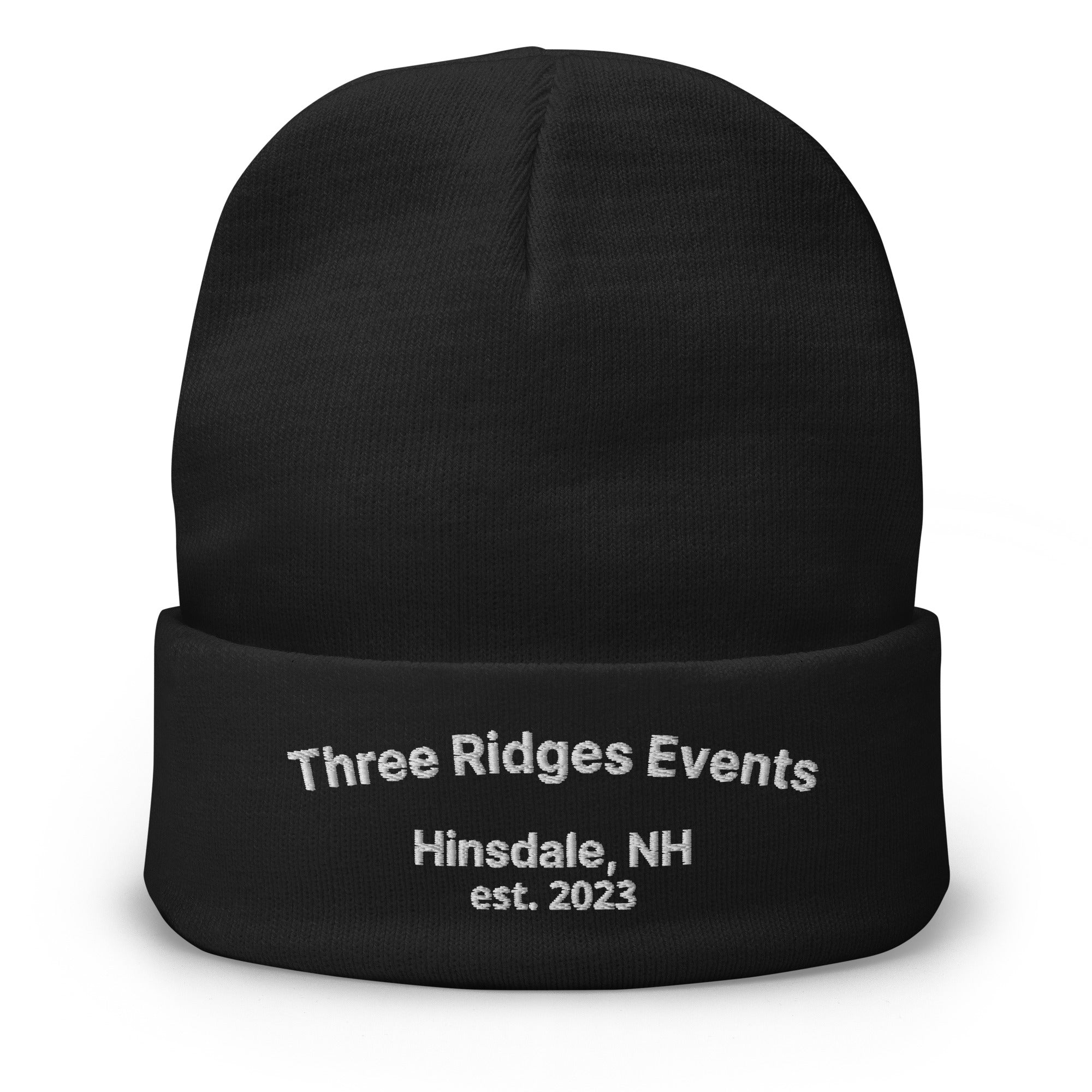 Embroidered Beanie – Three Ridges Events, LLC